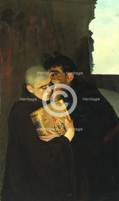 Il ragno nel chiostro, 1881. Creator: Reina, Calcedonio (1842-1911).