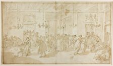 Il Ridotto, 1752/55. Creator: Antonio Guardi