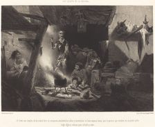 ...il tomo sus simples..., c. 1855. Creator: Célestin Nanteuil