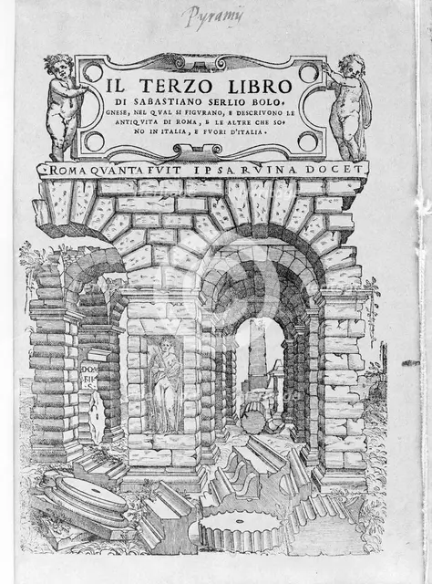 Il terzo libro di Sabastiano Serlio Bolognese, 1540. Creator: Sebastiano Serlio.