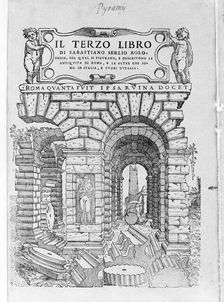 Il terzo libro di Sabastiano Serlio Bolognese, 1540. Creator: Sebastiano Serlio