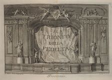 Il Trionfo della Fedeltá. Dramma Pastorale Per Musica Di E.T.P.A., 1754. Creators: Maria Antonia Walpurgis, Lorenzo Zucchi