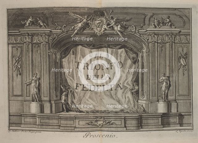 Il Trionfo della Fedeltá. Dramma Pastorale Per Musica Di E.T.P.A., 1754. Creators: Maria Antonia Walpurgis, Lorenzo Zucchi.
