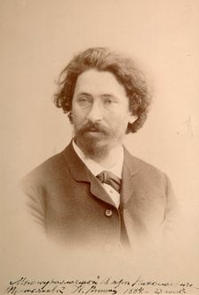 Ilya Repin, Russian artist, 1884