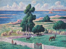 Île à bois, Kermouster, Lézardrieux, 1914. Creator: Luce, Maximilien (1858-1941)