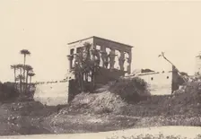 Ile de Fileh (Philæ), édifice de l'Est - Vue Générale Prise du Point C, 1851-52, printed 1853-54. Creator: Félix Teynard