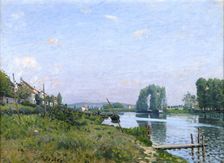 Ile Saint-Denis 1872. Artist: Alfred Sisley