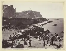 Ilfracombe, Wildersmouth from the Parade, 1860/94. Creator: Francis Bedford