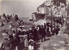 Ilfracombe, Capstone Parade, 1870s. Creator: Francis Bedford