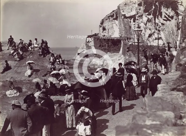 Ilfracombe, Capstone Parade, 1870s. Creator: Francis Bedford.
