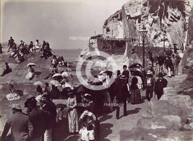 Ilfracombe, Capstone Parade, 1870s. Creator: Francis Bedford.