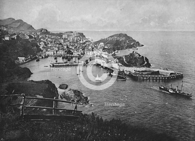 'Ilfracombe, from Hillsborough', c1896. Artist: ED Percival.