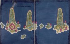 Ilhas de Maluco a map of the islands of the Moluccas, Indonesia, 1646. Creator: Unknown