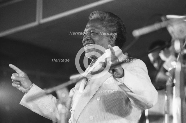 Ilinois Jacquet, North Sea Jazz Festival, The Hague, Netherlands, 1993. Creator: Brian Foskett.