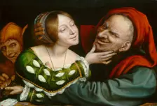 Ill-Matched Lovers, c. 1520/1525. Creator: Quentin Metsys I