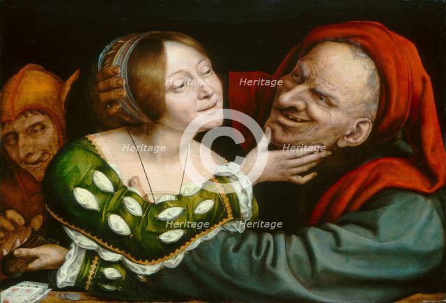 Ill-Matched Lovers, c. 1520/1525. Creator: Quentin Metsys I.
