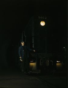 Illinois Central R.R., Chicago, Illinois, 1943. Creator: Jack Delano