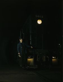 Illinois Central R.R., Chicago, Illinois, 1943. Creator: Jack Delano