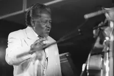 Illinois Jacquet, North Sea Jazz Festival, The Hague, Netherlands, 1993. Creator: Brian Foskett
