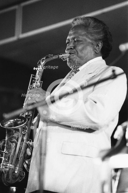 Illinois Jacquet, North Sea Jazz Festival, The Hague, Netherlands, 1993. Creator: Brian Foskett.