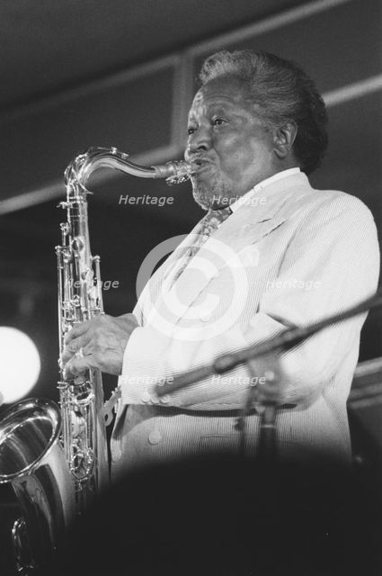 Illinois Jacquet, North Sea Jazz Festival, The Hague, Netherlands, 1993. Creator: Brian Foskett.