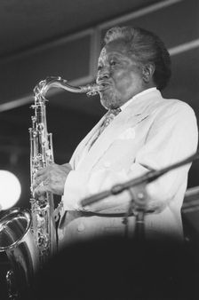 Illinois Jacquet, North Sea Jazz Festival, The Hague, Netherlands, 1993. Creator: Brian Foskett