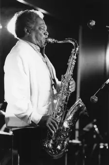 Illinois Jacquet, North Sea Jazz Festival, Netherlands, 1992. Creator: Brian Foskett