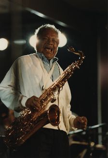 Illinois Jacquet, North Sea Jazz Festival, Netherlands, 1992. Creator: Brian Foskett