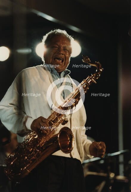 Illinois Jacquet, North Sea Jazz Festival, Netherlands, 1992. Creator: Brian Foskett.