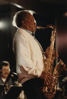Illinois Jacquet, North Sea Jazz Festival, Netherlands, 1992. Creator: Brian Foskett
