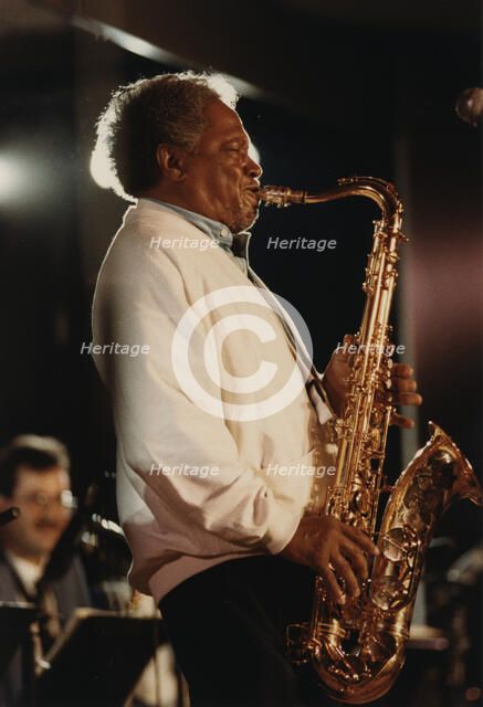 Illinois Jacquet, North Sea Jazz Festival, Netherlands, 1992. Creator: Brian Foskett.