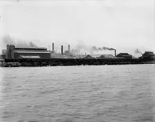 Illinois Steel Works, South Chicago, Ill., between 1900 and 1905. Creator: Unknown