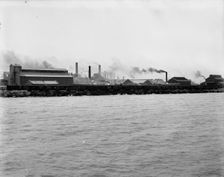 Illinois Steel Works, South Chicago, Ill., between 1900 and 1905. Creator: Unknown