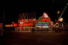 Illuminated amusement arcades, Blackpool, 1999. Artist: P Williams