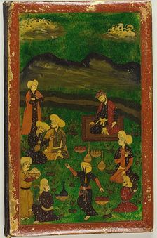 Illuminated Bookbinding of the Gulistan of Sa'di, 17th century. Creator: Unknown
