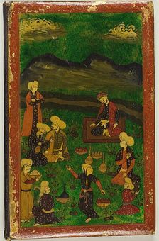 Illuminated Bookbinding of the Gulistan of Sa'di, 17th century. Creator: Unknown