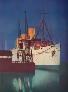Illuminated by Floodlights, the distinctive appearance of the Empress of Britain is emphasized 19
