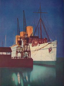 Illuminated by Floodlights, the distinctive appearance of the Empress of Britain is emphasized 19