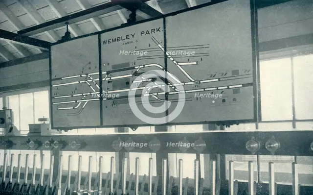 'Illuminated Diagram of Signals', 1922. Creator: Unknown.