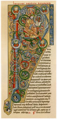Illuminated iniitial P 1172
