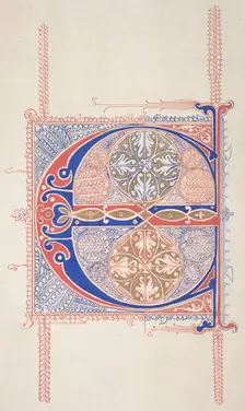 Illuminated Initial "C", 1830-62. Creator: Freeman Gage Delamotte