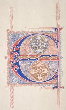 Illuminated Initial "C", 1830-62. Creator: Freeman Gage Delamotte