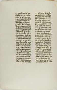 Illuminated Manuscript Leaf, c. 1450. Creator: Unknown