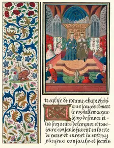 Illuminated page, with bordering, c1480 (1905)