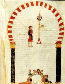 Illuminated page from the Codex of Beatus of Tabara, 10th century