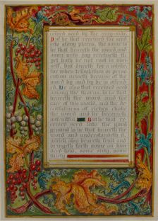 Illuminated Parable: The Sower, c. 1936. Creators: Robert Stewart, James Gross