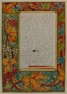 Illuminated Parable: The Sower, c. 1936. Creators: Robert Stewart, James Gross