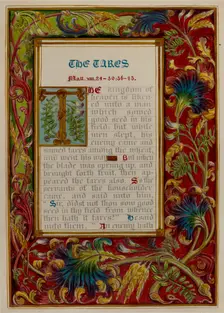 Illuminated Parable: The Tares, c. 1936. Creators: Robert Stewart, James Gross