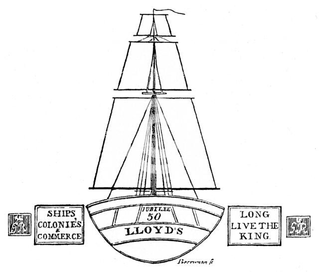 'Illumination at Lloyd's, 1809',  (1928). Artist: Unknown.