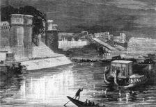 Illuminations at Benares in Honour of the Prince of Wales c1891. Creator: James Grant